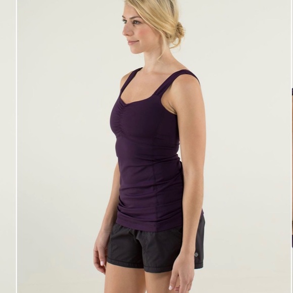 Lululemon Aria II Deep Zinfandel Sz 4 Tank - Picture 2 of 6